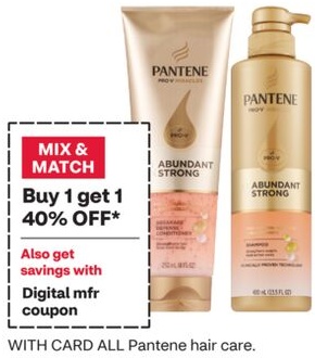 ALL Pantene hair care