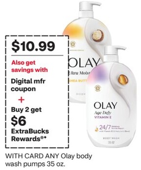 ANY Olay body wash pumps 35 oz.