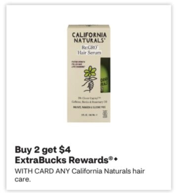ANY California Naturals hair care