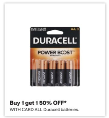 ALL Duracell batteries
