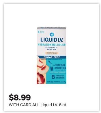ALL Liquid I.V. 6 ct.