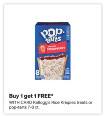 Kellogg's Rice Krispies treats or pop•tarts 7-8 ct.