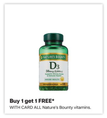 ALL Nature's Bounty vitamins