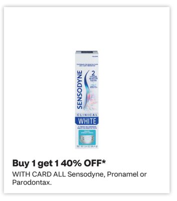 ALL Sensodyne, Pronamel or Parodontax