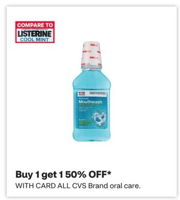ALL CVS Brand oral care.
