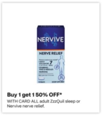 ALL adult ZzzQuil sleep or Nerve relief