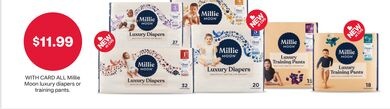 ALL Millie Moon Luxury Diapers or Training pants