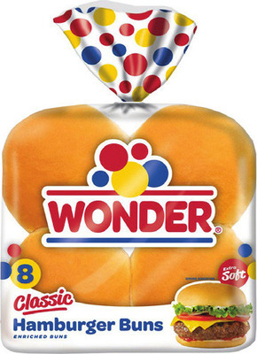 Wonder Hamburger Buns 15 oz., 8 ct., Hot Dog Buns 13 oz., 8 ct., or Bread 20 oz.