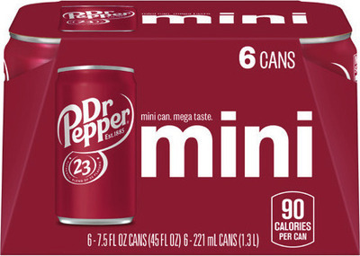 Dr Pepper Mini Cans