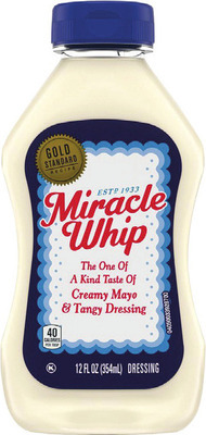 Kraft Real Mayo 30 oz. or Miracle Whip 12 oz.
