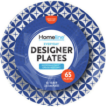Homeline Designer Paper Plates