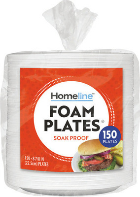 Homeline Foam Plates