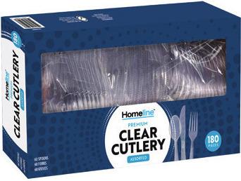 Homeline Premium Plastic Cutlery