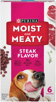 Purina Moist & Meaty Dog Food Pouches