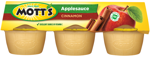 Mott's Cinnamon Applesauce Cups - 6 ct