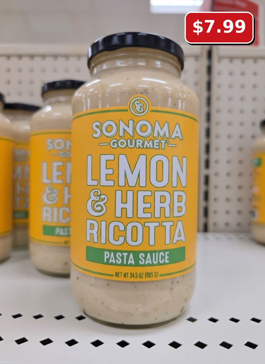 Sonoma Gourmet Lemon & Herb Ricotta Pasta Sauce