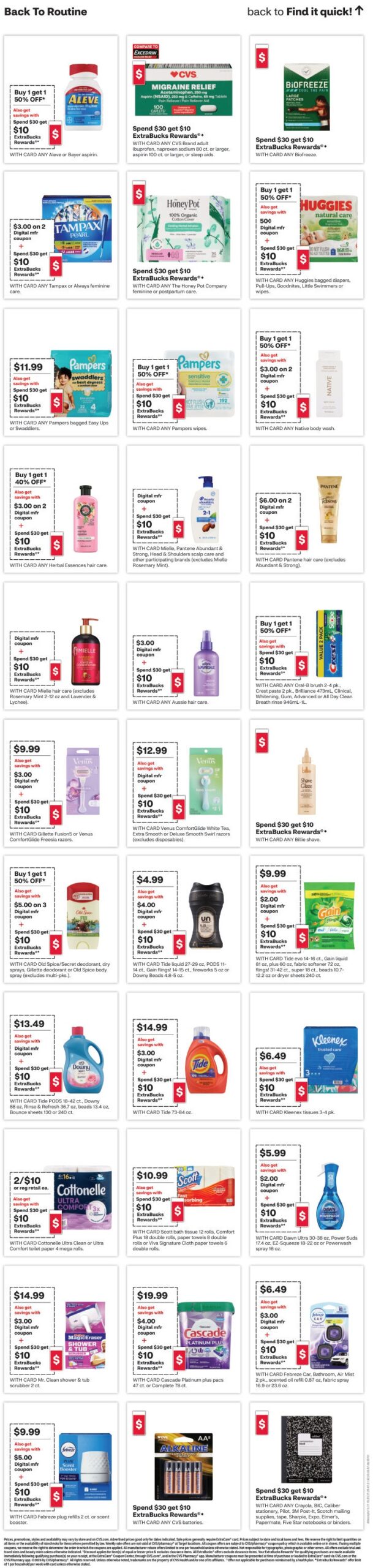 CVS Weekly Ad Page 20