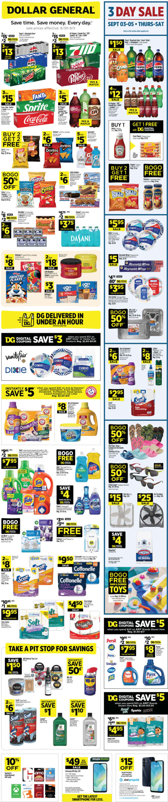 Dollar General Weekly Ad Page 1