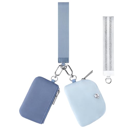 Dual Pouch Wristlet Wallet