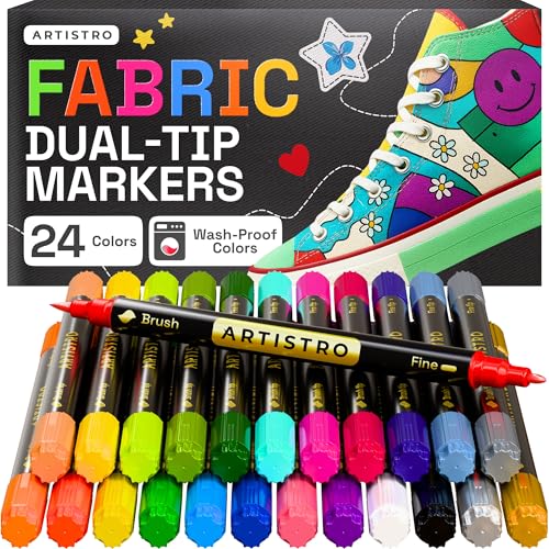 Dual-Tip Fabric Markers