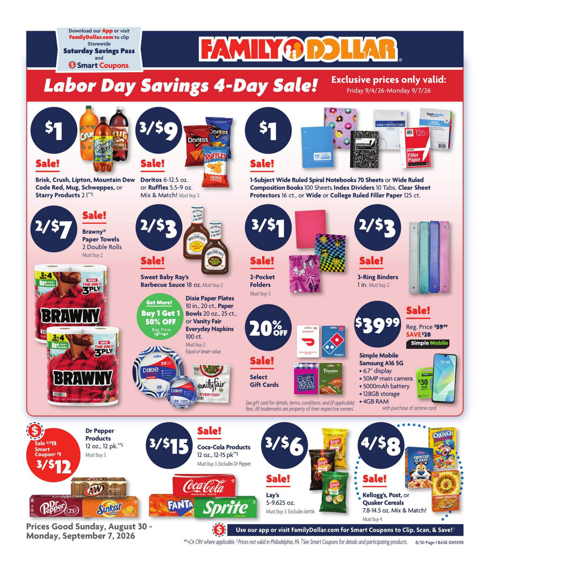 Family Dollar Weekly Ad Page 1