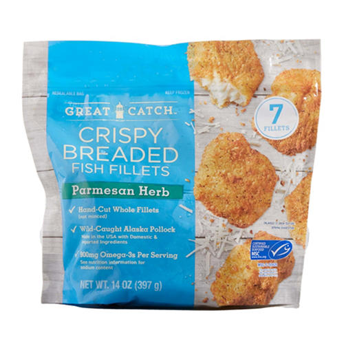 Great Catch Crispy Breaded Fish Fillets