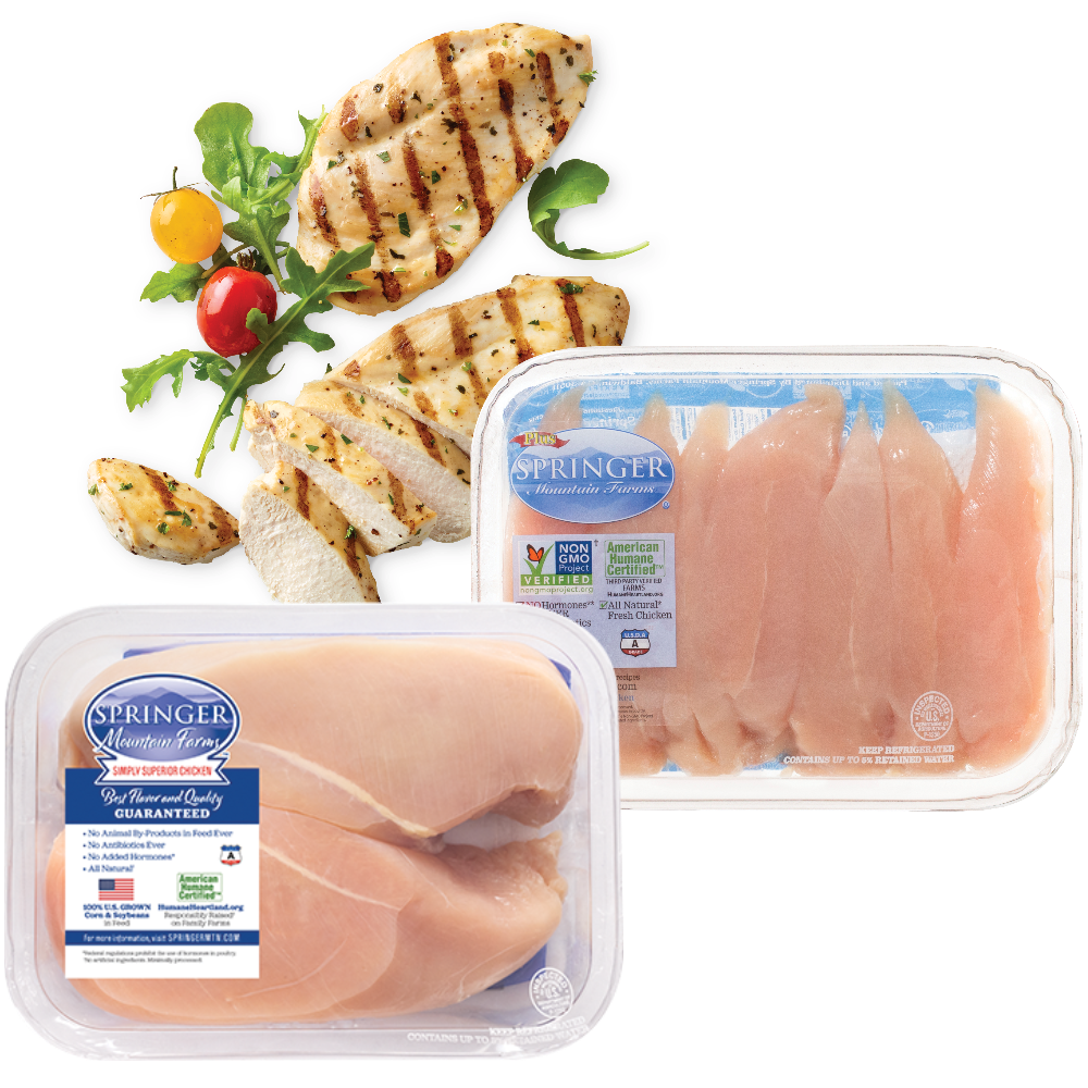 Fresh Springer Mountain Farms Boneless Chicken Breasts or Tenders
