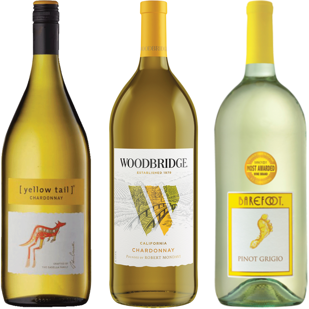 Barefoot, Woodbridge or Yellow Tail
