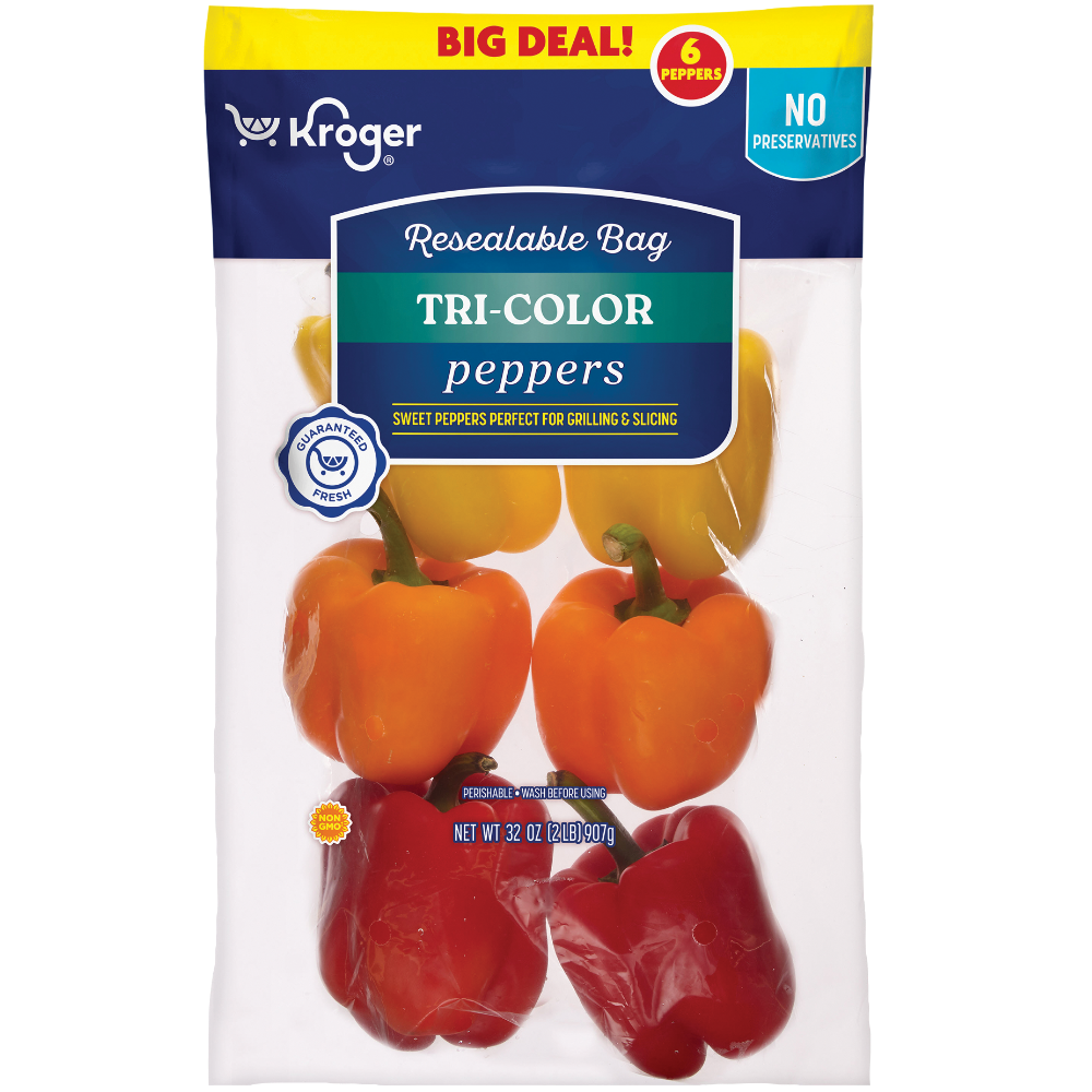 Kroger Tri-Color Peppers