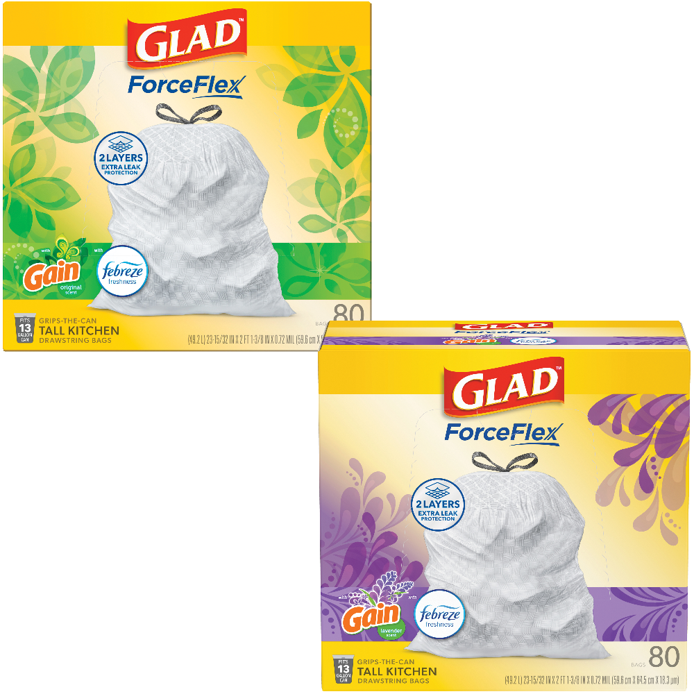 Glad Tall Kitchen Trash Bags