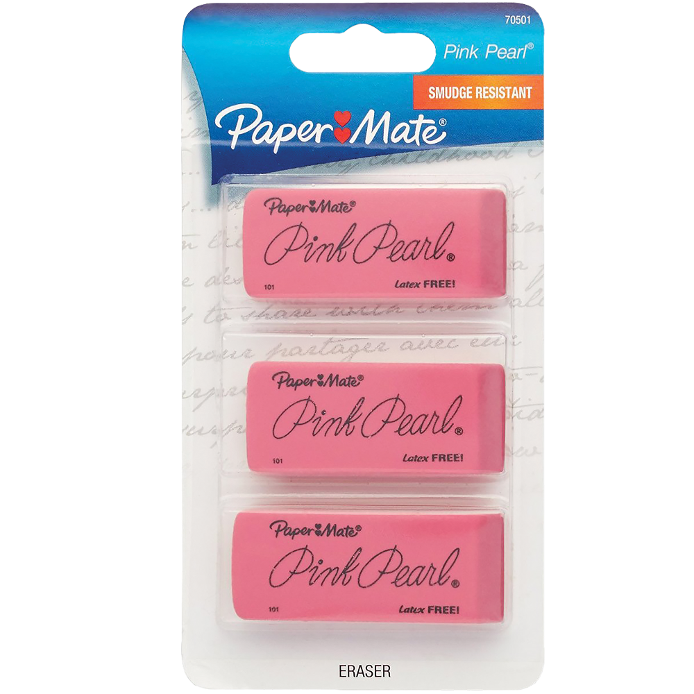 Papermate Pink Pearl Erasers