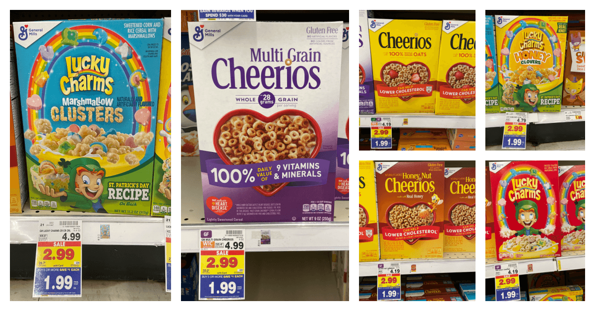 Kroger Mega Event – Select Cereal