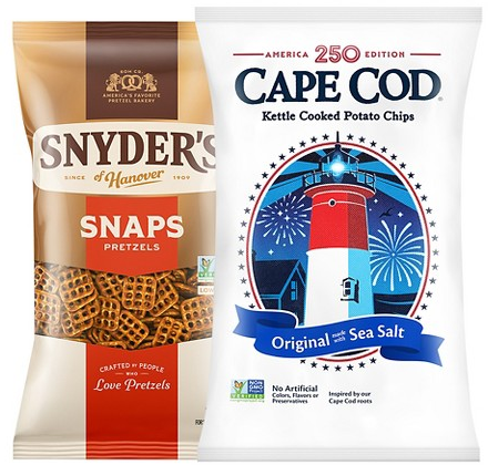 Snyder’s & Cape Cod snacks