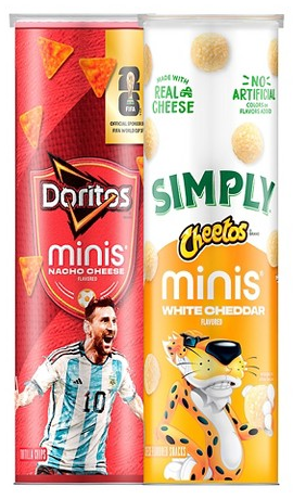 Frito-Lay minis snack canisters