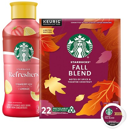 Select Starbucks coffee