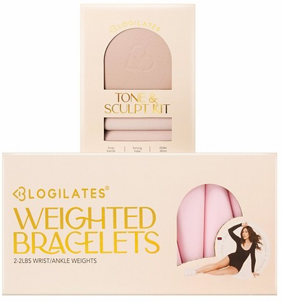 Blogilates weighted ankle/wrist bracelets & Blogilates tone & sculpt fitness kit