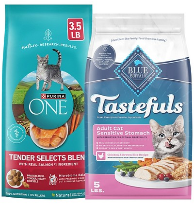Select dry pet food items