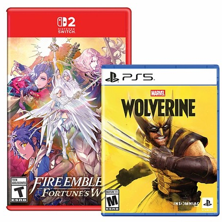 Marvel's Wolverine, Fire Emblem: Fortune's Weave - PS5, Nintendo Switch 2