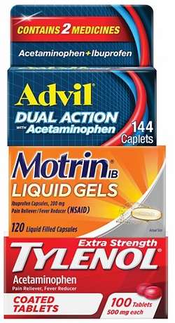 Select pain relief items
