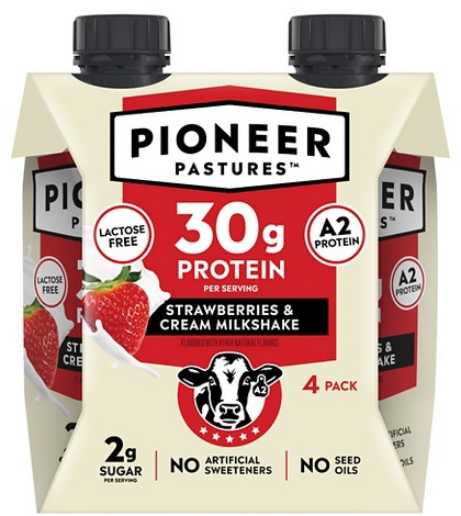 Pioneer Pastures 4-pk. lactose-free protein shakes