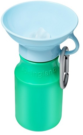 Springland 15-oz. mini travel dog water bottle