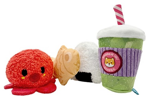 BARK Muttcha & Mates plush dog toy set