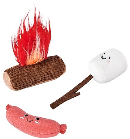 Boots & Barkley™ 3-pk. campfire plush cat toy set