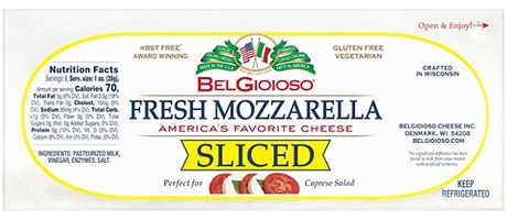 Select BelGioioso & Athenos mozzarella, parmesan or feta