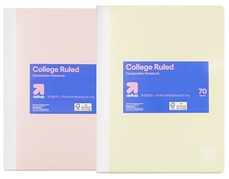 up&up composition notebook