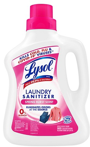 Lysol 90-oz. liquid laundry detergent