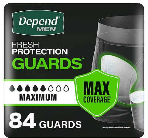 Depend Men 84-ct. Max Coverage fresh protection guards