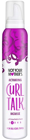Not Your Mother’s Curl Talk 7-oz. activating mousse