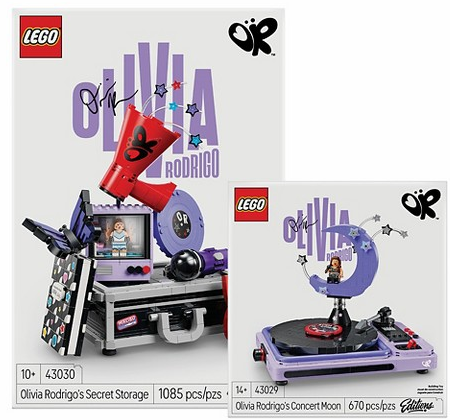 LEGO Editions Olivia Rodrigo’s toys