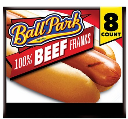 Select Ball Park beef franks